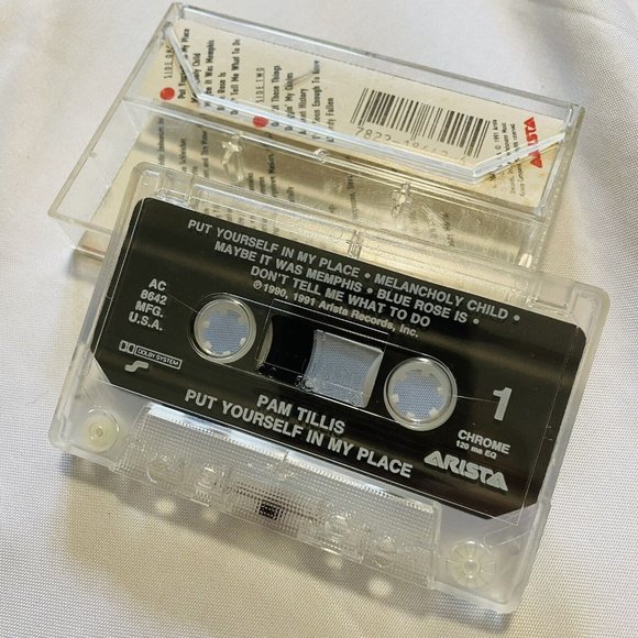 Pam Tillis Put Yourself In My Place Audio Music Cassette Tape TESTED - Picture 4 of 7